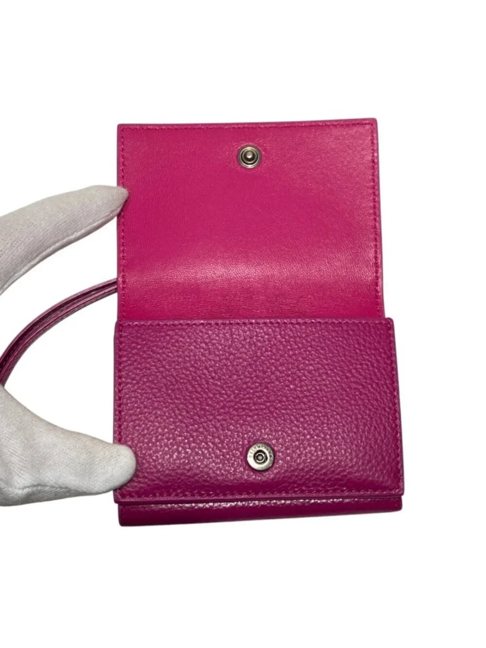 Balenciaga Neo Classic Trifold Wallet Leather
